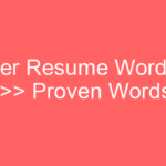 Power Resume Words << 2025 >> Proven Words That Boost Impact